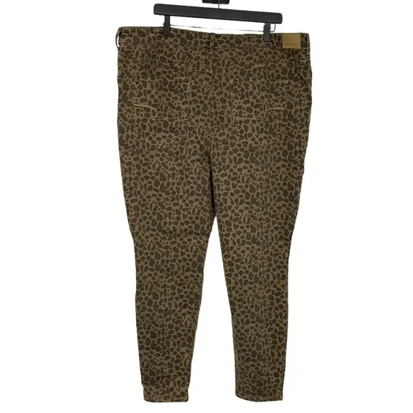 American Eagle Super Hi Rise Jegging Cheetah Animal Print - Picture 7 of 10